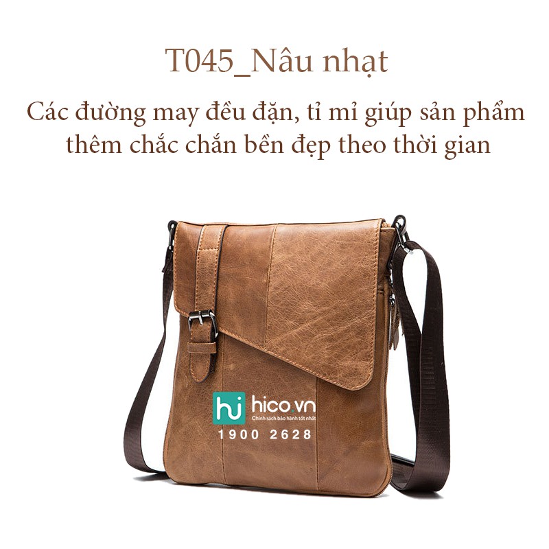 TÚI ĐEO CHÉO NAM CAO CẤP T045 - THIẾT KẾ ĐỘC ĐÁO - PHONG CÁCH THỜI TRANG