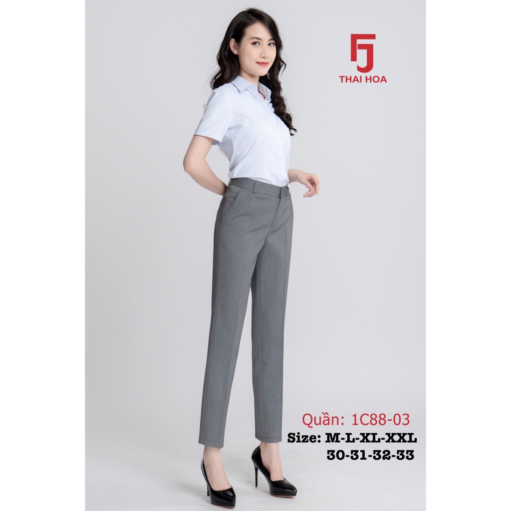 Quần tây Thái Hoà ống đứng 1c88 nhiều màu | BigBuy360 - bigbuy360.vn
