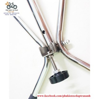 Chân chống xe đạp dựng bên Inox