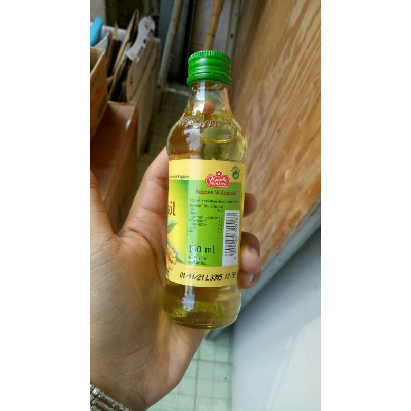 Dầu ăn hạt óc chó 100ml của Đức