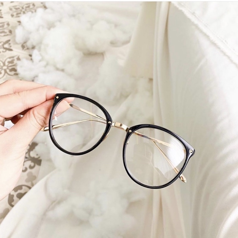 Kính mắt tròn SALE Gọng kính cận -nữ kim loại kiểu dáng thời trang Ulzzang Hàn Quốc hot trend KM8