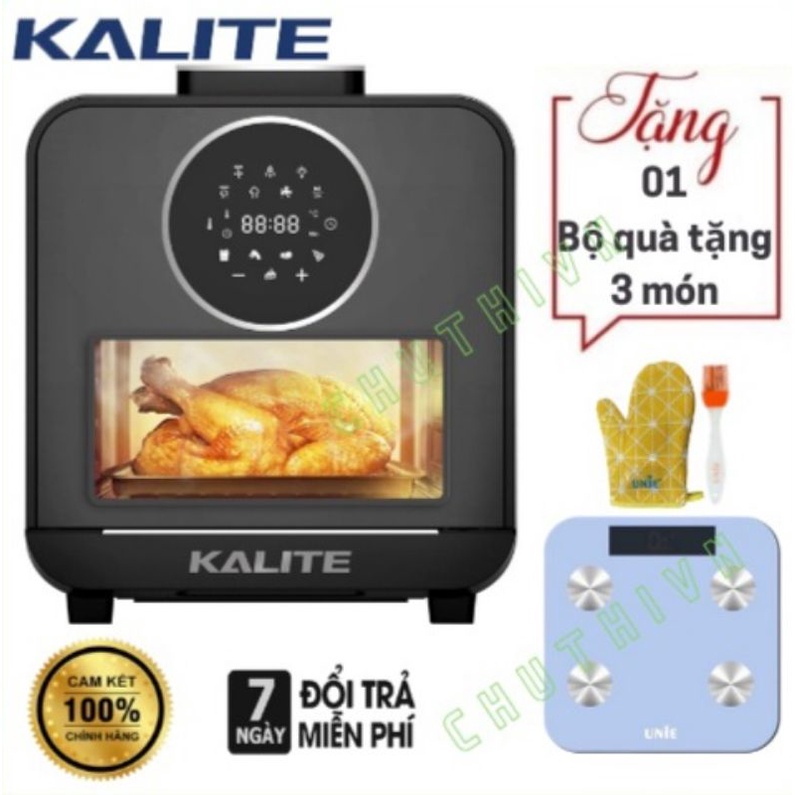 NỒI CHIÊN KHÔNG DẦU HƠI NƯỚC KALITE STEAM STAR 15L, Kalpen x15 15L LƯU Ý MÁY ÊM KHÔNG ỒN