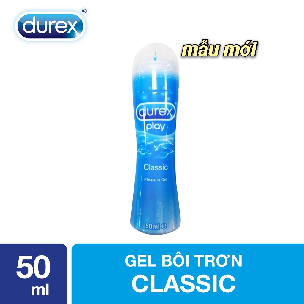 CHÍNH HÃNG - Gel bôi trơn tạo độ ẩm tự nhiên Durex Play Classic 50ml