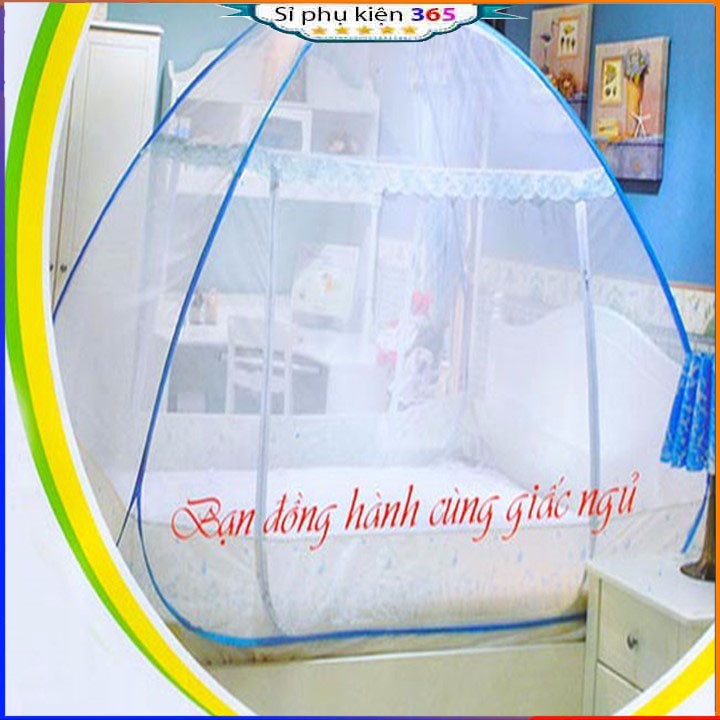 Mùng Chụp Thông Minh Tự Bung Gấp Gọn Chống Muỗi