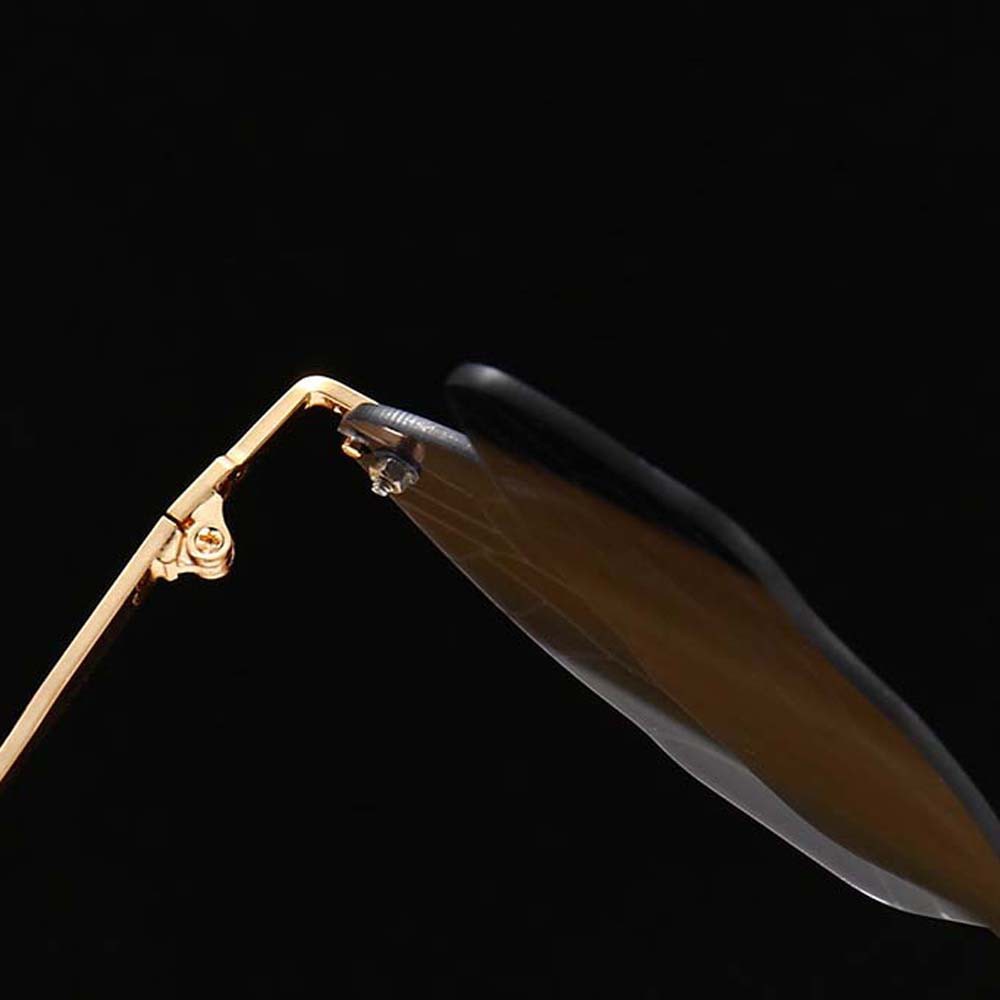 Kính râm cánh bướm không gọng Retro