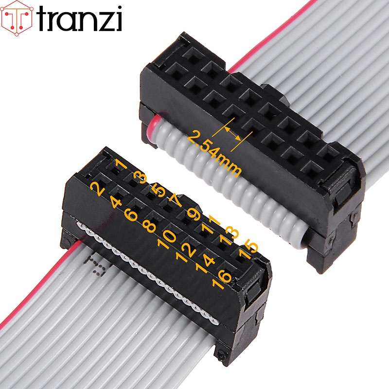 Dây cắm header 2.54mm IDE IDC 2x3P 2x4P 2x5P 2x6P 2x7P 2x8P 2x9P 2x10P 2x12P 2x13P 2x15P 2x17P 2x20P 2x25P