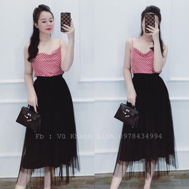 Chân Váy Tutu 2 Lớp Phối Ren