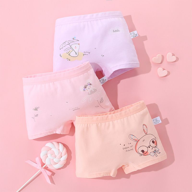 [Hàng Cao Cấp] 3 quần lót bé gái chất liệu cotton kháng khuẩn xịn xò- Maruka Fashion