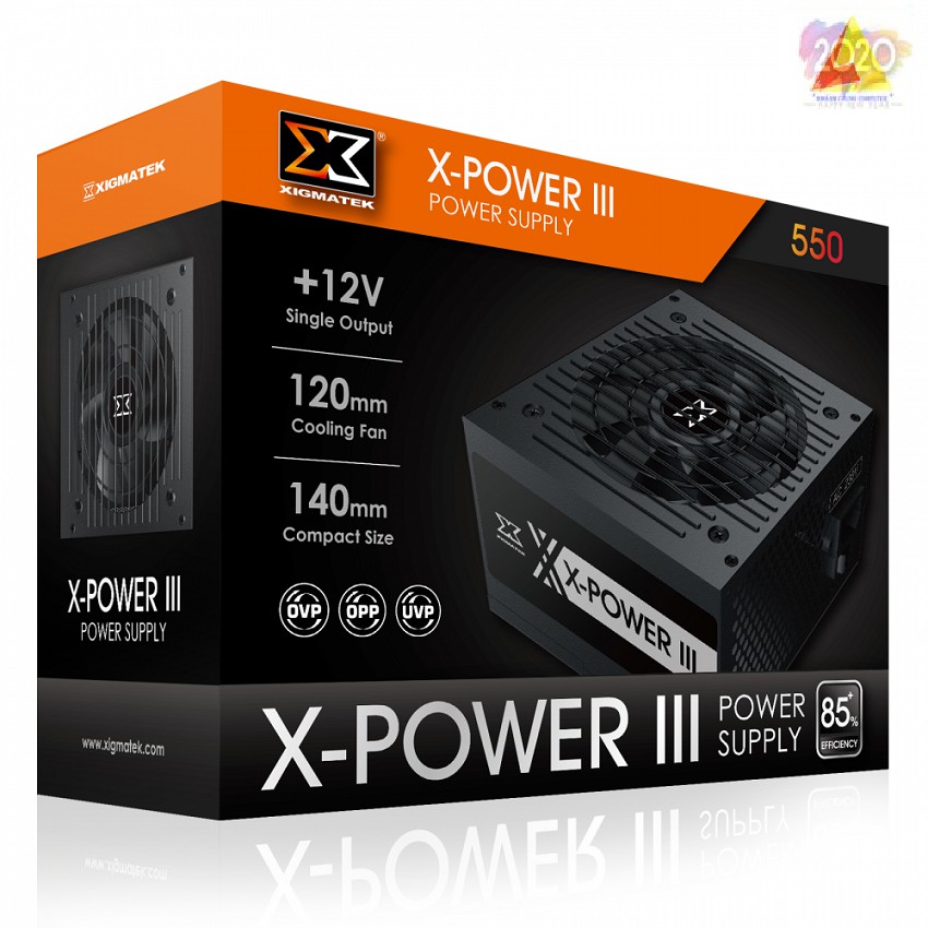 XIGMATEK X-POWER III X-550 – 80PLUS WHITE