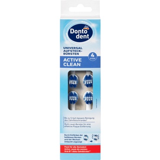 Đầu thay bàn chải điện Dontodent Active Cross 3 đầu bàn chải - Hàng nội địa Đức