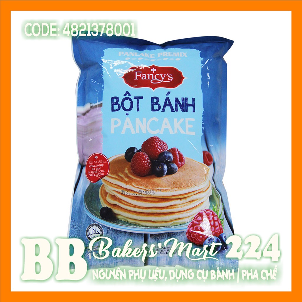 Bột trộn sẵn làm bánh rán PANCAKE Doreamon hiệu FANCY'S - Gói 1kg