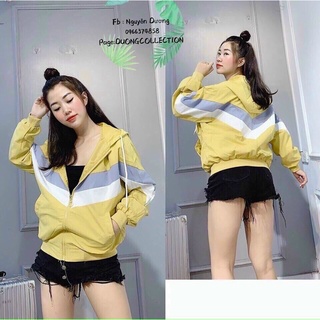 Áo khoác dù 2 lớp 2 gạch - S8A