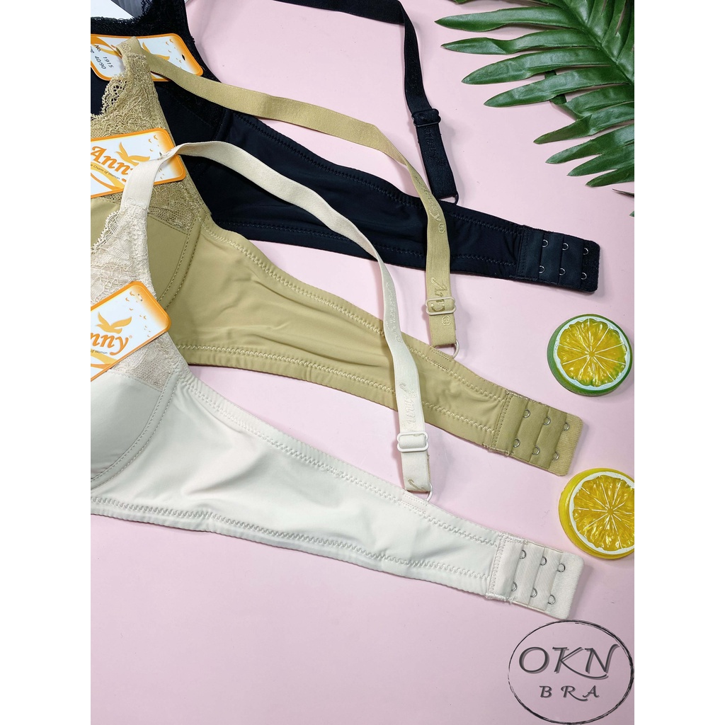 Áo lót áo ngực Bigsize Thái Lan mút mỏng không đệm có gọng Anny 1915