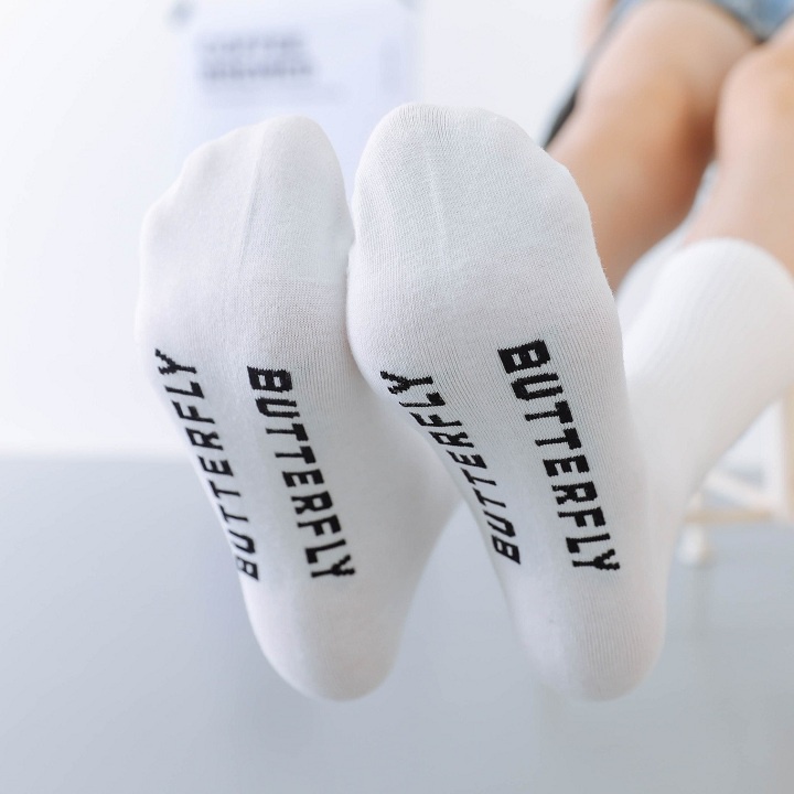 Tất nam nữ cổ cao vớ dài unisex in hình bướm cực đẹp TN38
