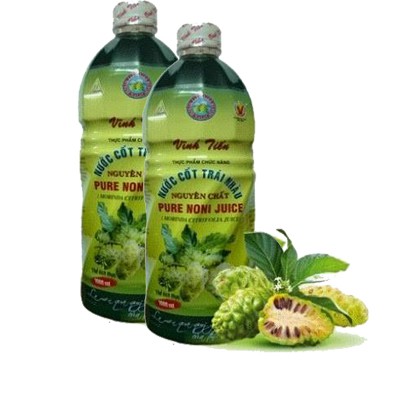 Combo 2 Chai Nước Cốt Trái Nhàu Tươi Nguyên Chất 1000 ml