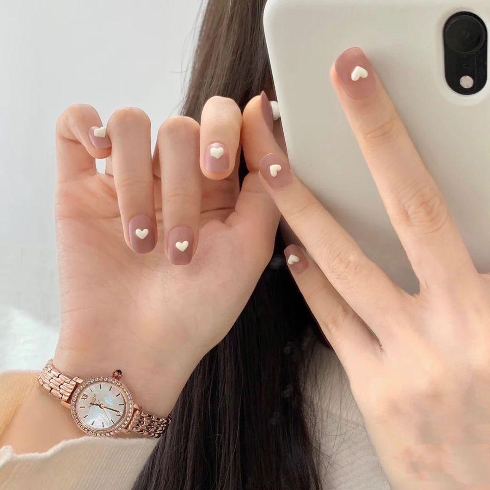Hạt Thép Hình Trái Tim Dùng Trang Trí Móng Tay Thời Trang DIY