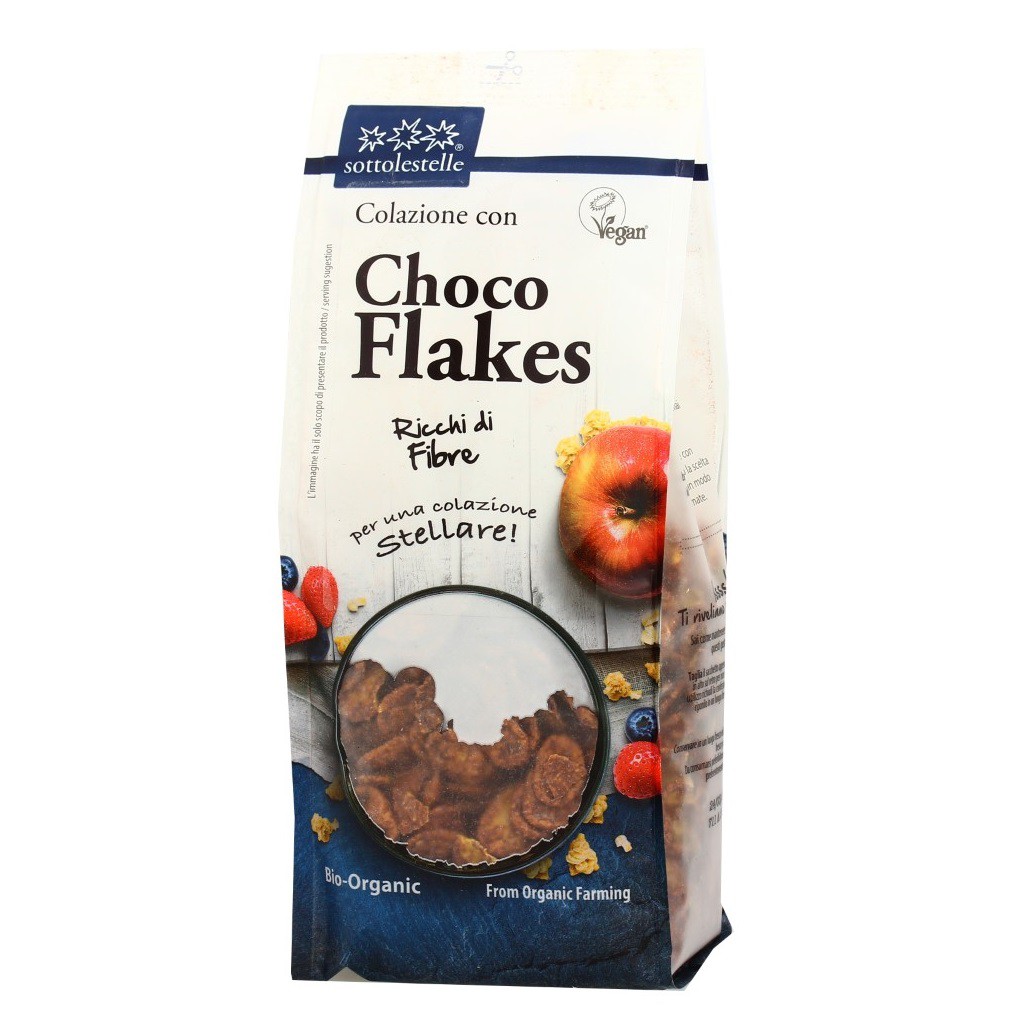 Ngũ Cốc Hữu Cơ Bắp Ngô Socola 300g Sottolestelle Organic Choco Flakes