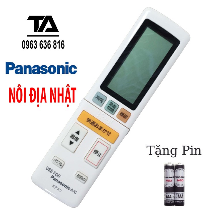 [FREESHIP 50K] REMOTE MÁY LẠNH PANASONIC ✔ ĐIỀU KHIỂN ĐIỀU HÒA PANASONIC HÀNG NỘI ĐỊA - CHÍNH HÃNG