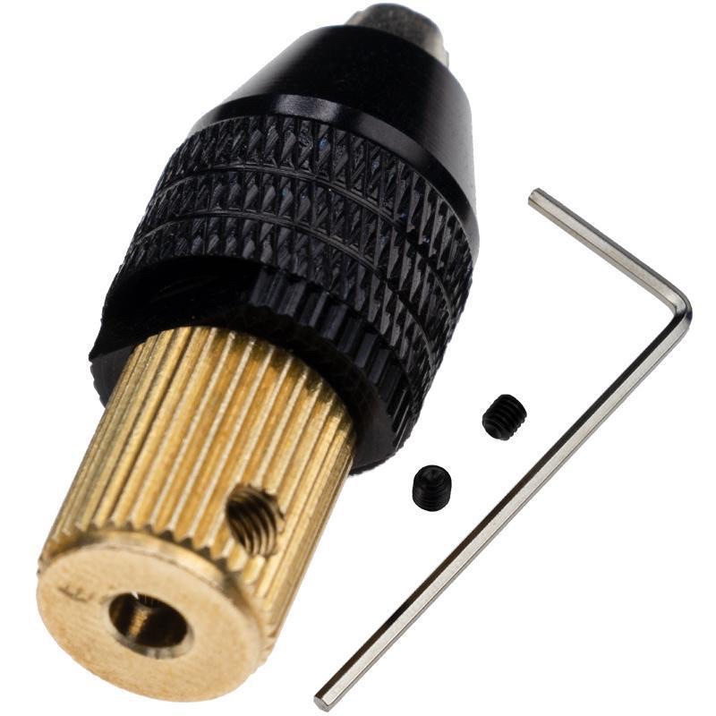 Bộ đầu kẹp giữ mũi khoan 3 chấu 0.5-3.2mm trục motor 2mm 2.3mm 3.17mm 5mm