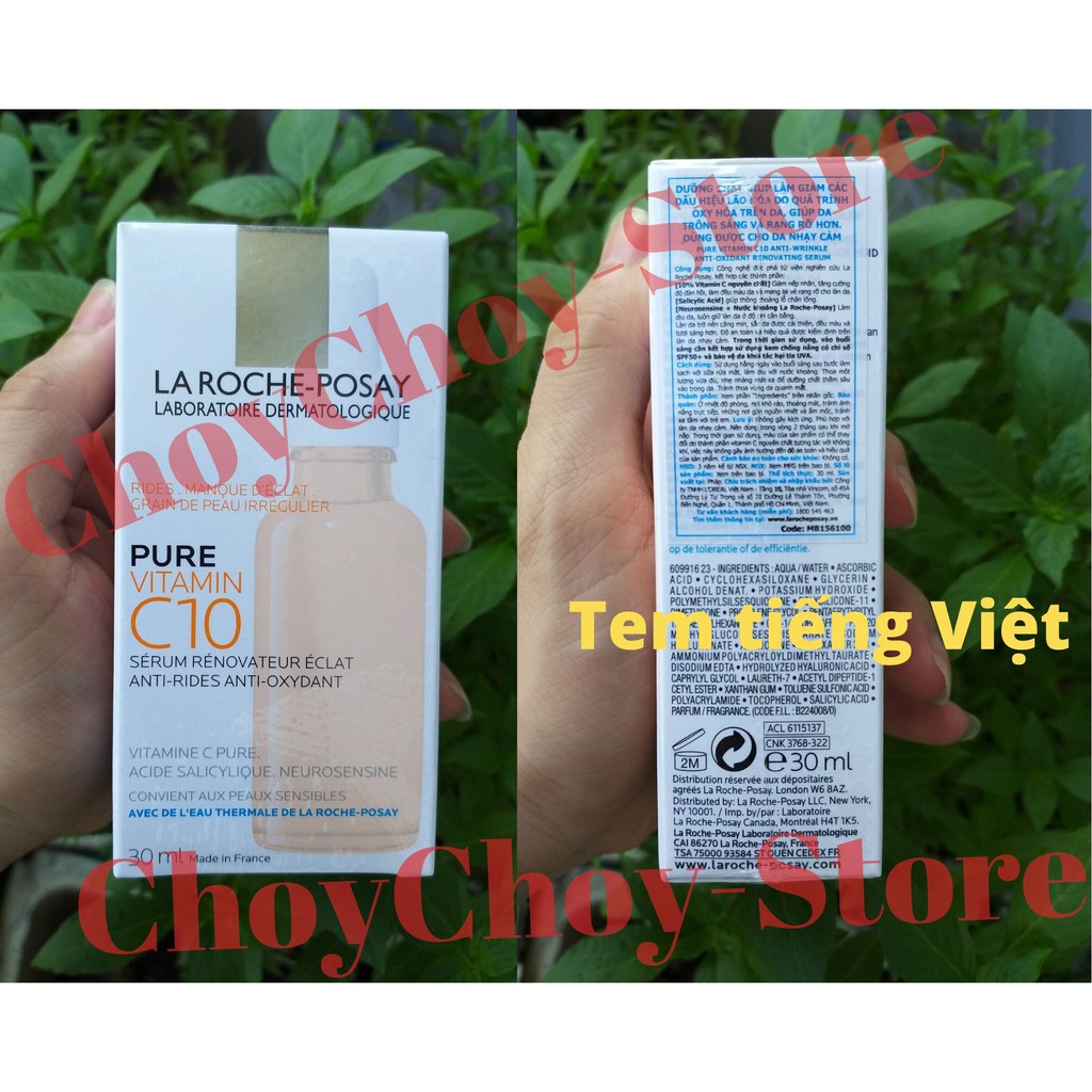 [TEM CTY] La Roche Posay Vitamin C Pure Vitamin C10 30mL - Serum Làm Sáng Da