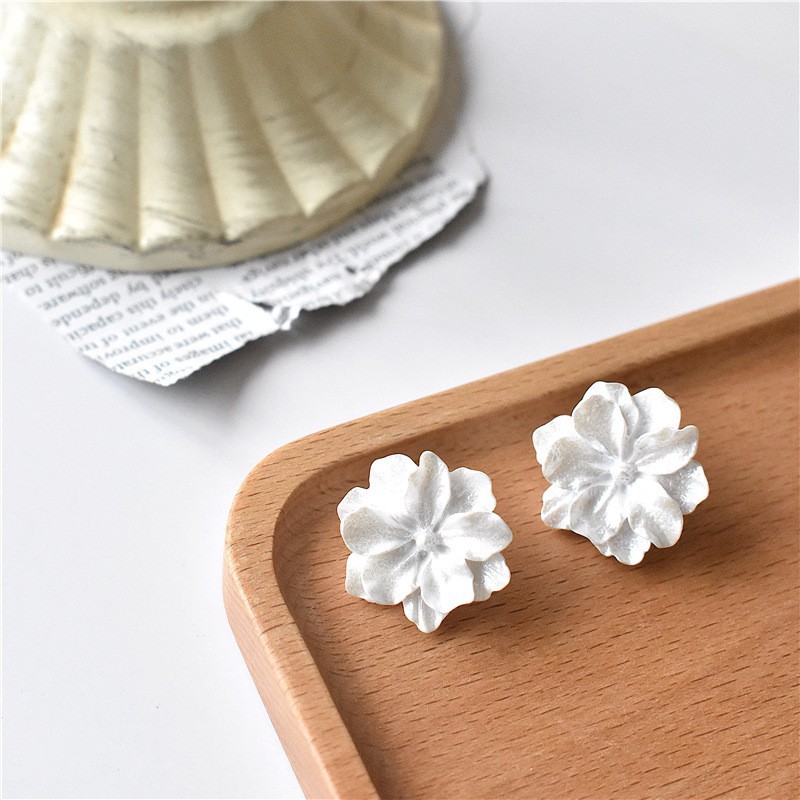 Bông tai hình hoa kiểu dáng đơn giản A620