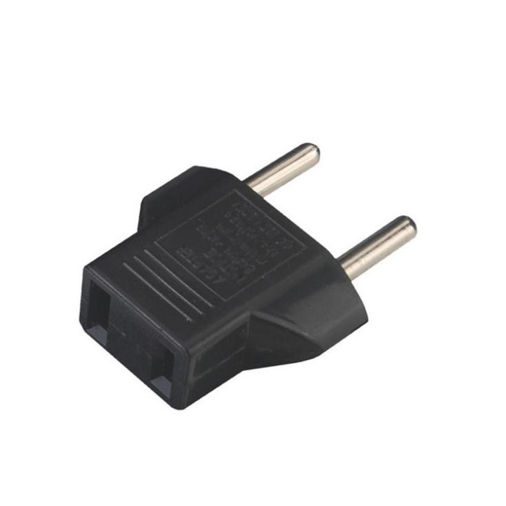 Đầu chuyển phích cắm 2 chân dẹt  sang 2 chân tròn  - Đầu chuyển phích 2 chấu dẹp sang 2 chấu tròn