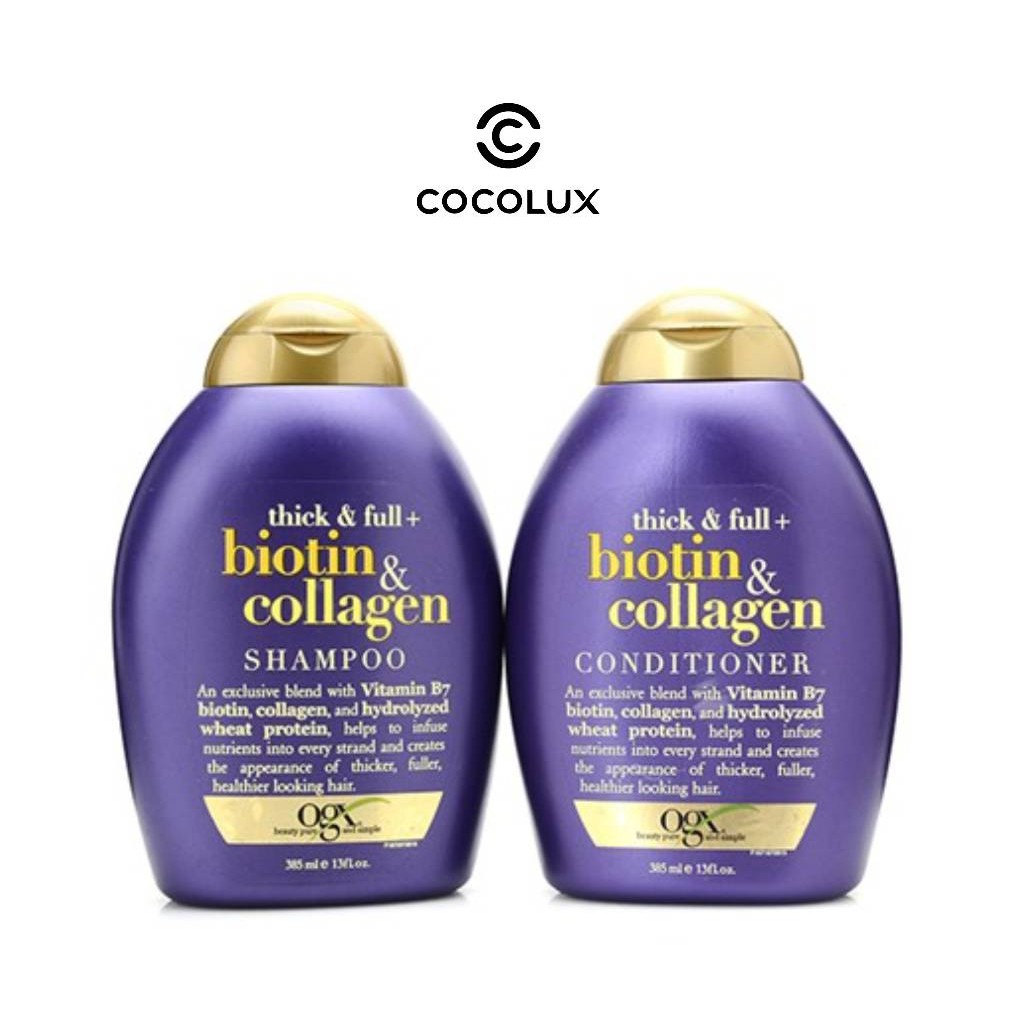 [Công Ty, Tem Phụ] Bộ gội xả kích mọc tóc Biotin &amp; Collagen [COCOLUX]