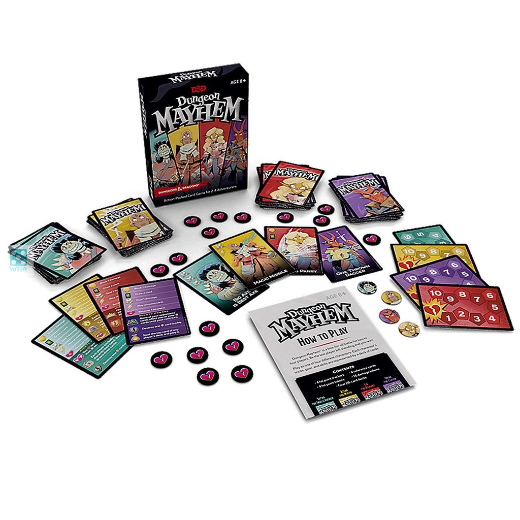 Dungeon mayhem boardgame – Trò chơi Dungeon Mayhem và Bản mở rộng Battle for Baldur's Gate và bản Monster Madness