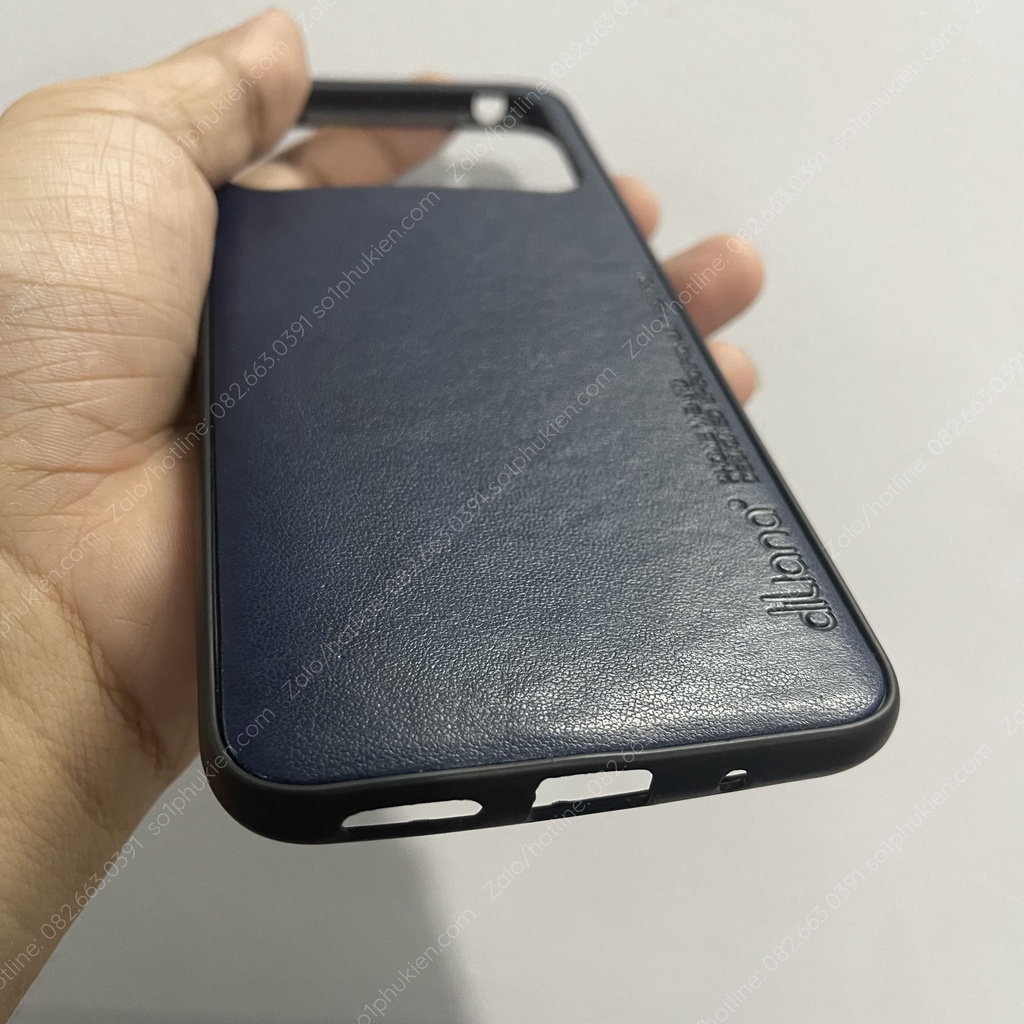 Ốp lưng da Xiaomi Poco C40 chất liệu da mềm mịn, sang trọng, bền đẹp