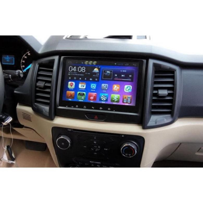 HOT MÀN HÌNH ANDROID + MẶT DƯỠNG FORD RANGER  2018-2020 +JAK CẮM ZIN CHÍNH HÃNG