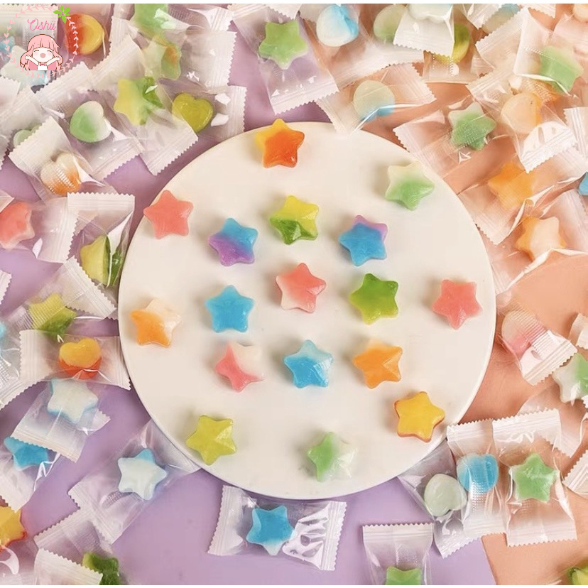 200G Kẹo hình ngôi sao năm cánh, Kẹo hương trái cây