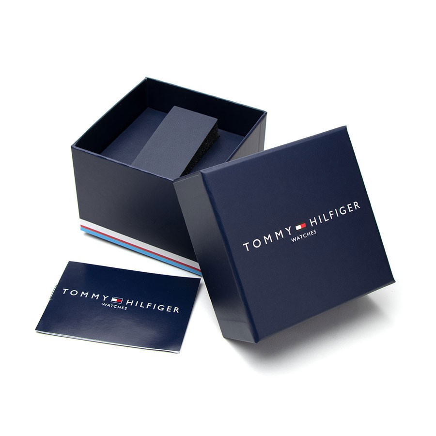 [Mã FARSBRT51 giảm 20K đơn 0 Đồng] Đồng Hồ Tommy Hilfiger Nam Dây Kim Loại Pin-Quartz 1791713 - Mặt Xanh (42mm)