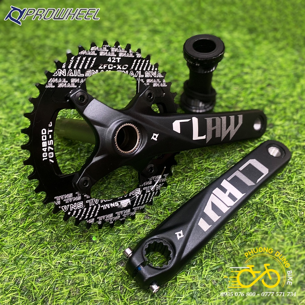 Đùi đĩa (Giò dĩa) rỗng xe đạp MTB PROWHEEL