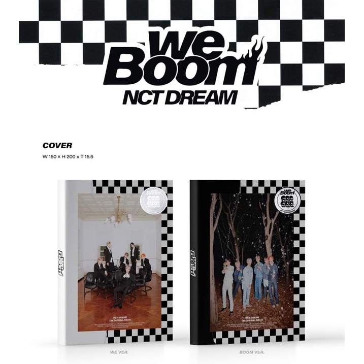 Bộ ảnh album NCT DREAM - WE BOOM nguyên seal