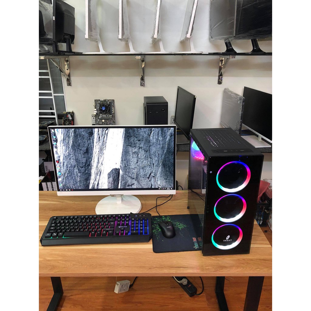 Bán bộ PC Cấu hình I5 - 3470 và Màn 25 ips Full Viền