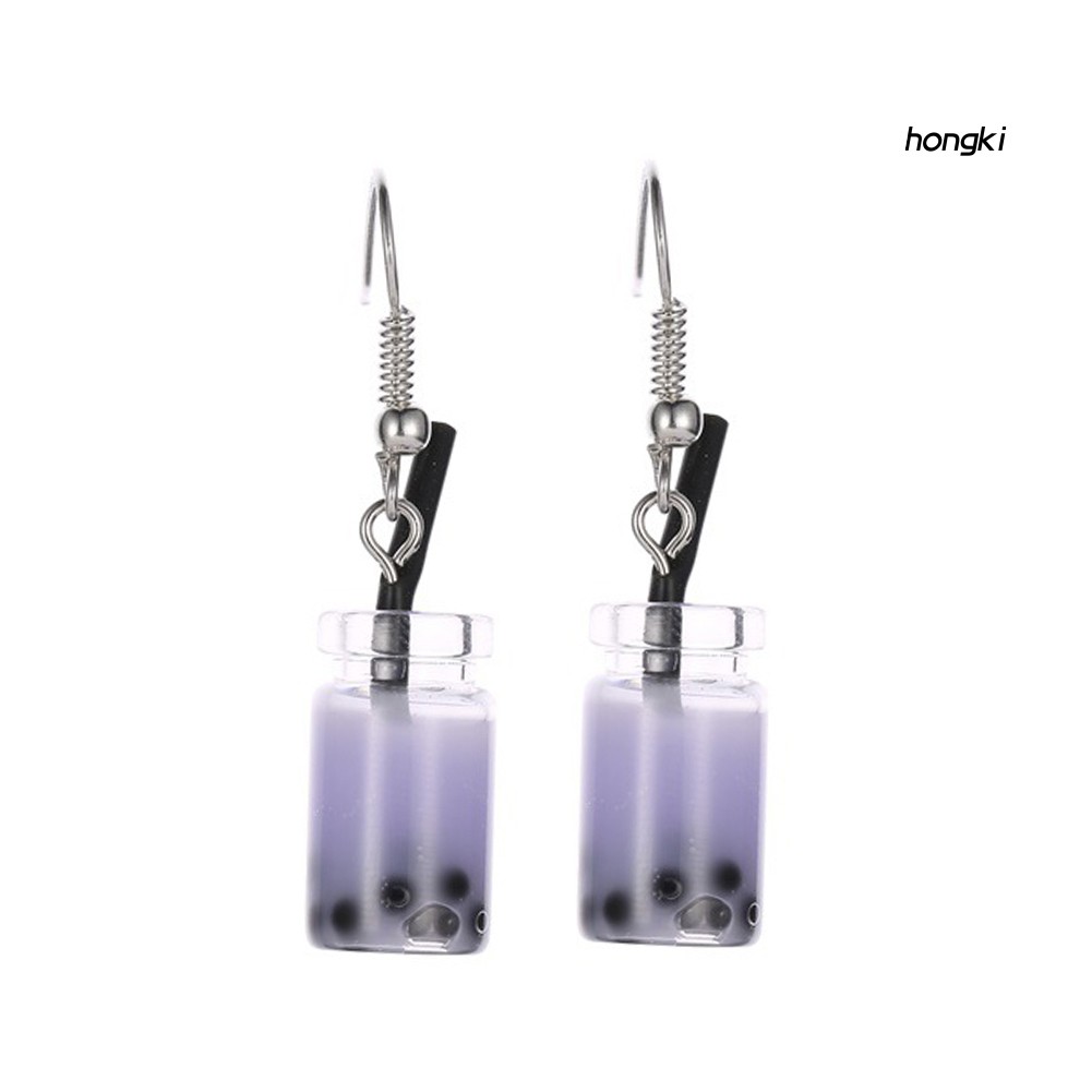 Đôi Bông Tai Dáng Dài Hình Ly Trà Độc Đáo Thời Trang Cho Nữ