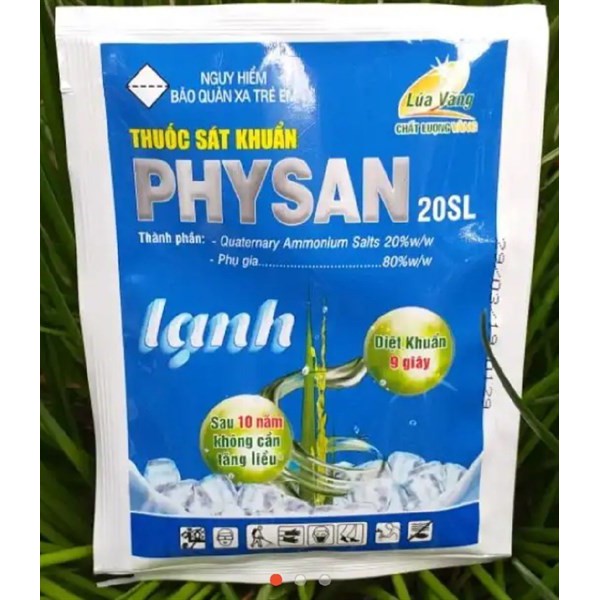 Chế phẩm sát khuẩn PHYSAN LẠNH 20SL trừ bệnh thúi nhũn gói 25ml