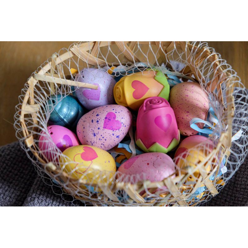 (Quà Giáng Sinh) Combo 10 Hatchimals eggs Mix Seasons Hộp Rơm