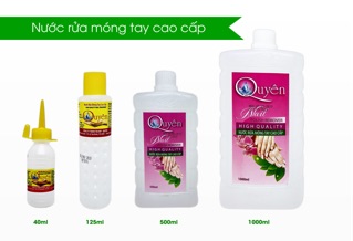Nước Rửa Móng Tay Pha Móng Tay Loại A Không Hương Mỹ Phẩm Quyên Tẩy Sạch Nhanh Chóng Acetone 40ml/ 125ml