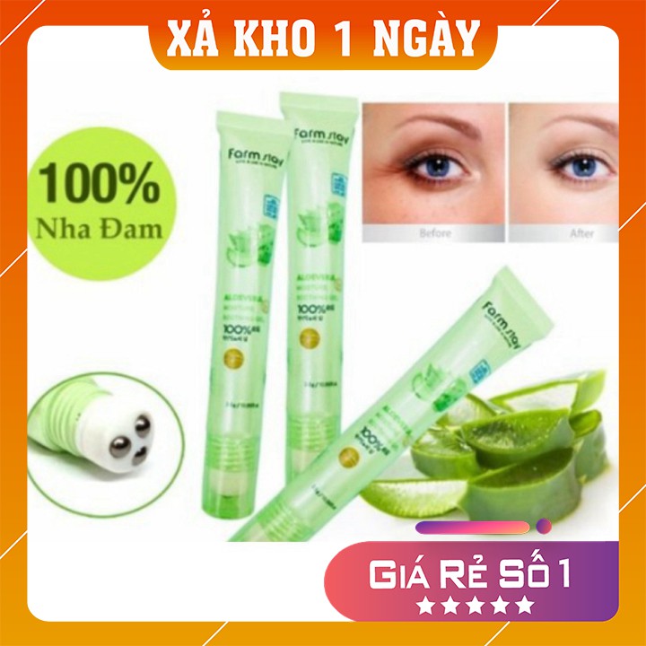 Lăn mắt nha đam 💕 FREESHIP 💕 xóa thâm quầng, cây lăn giảm bọng mắt