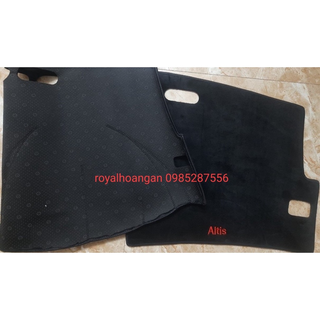 thảm taplo atis 2008 đến 2023 nhung hoặc da vân cacbon