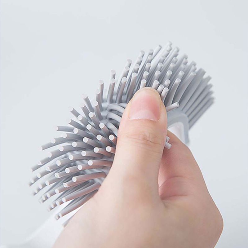 Bàn Chải Cọ Bồn Cầu Hai Mặt Cán Dài Sáng Tạo