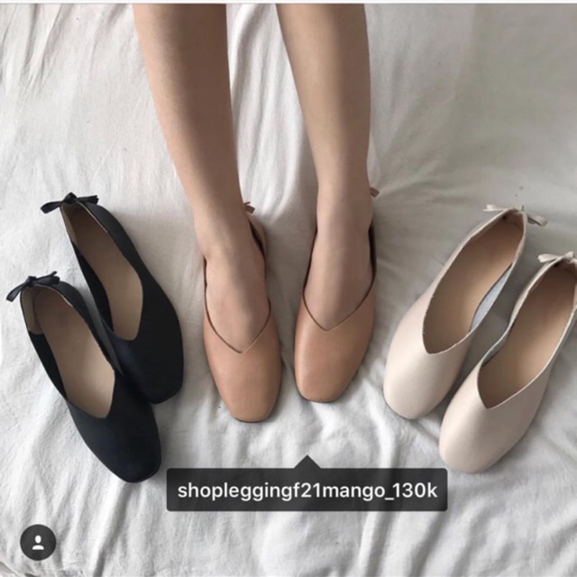 Giày bệt nơ