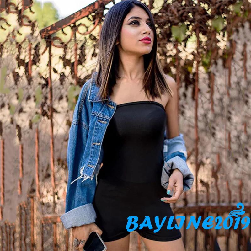 Jumpsuit Thể Thao Không Tay Màu Trơn Thời Trang Cho Nữ