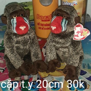 cặp gấu bông khỉ y ảnh mới trên 90%