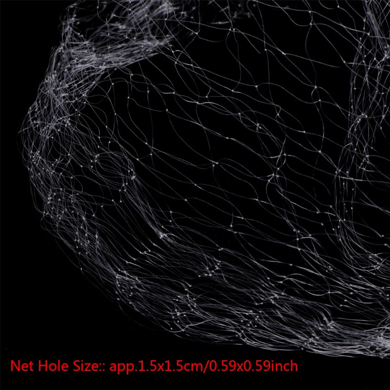 Lưới bẫy đánh cá ngoài trời sợi dây cước kích thước 8m x 0.8m