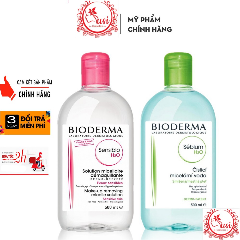 Nước tẩy trang Bioderma Senbio H2O 500ml