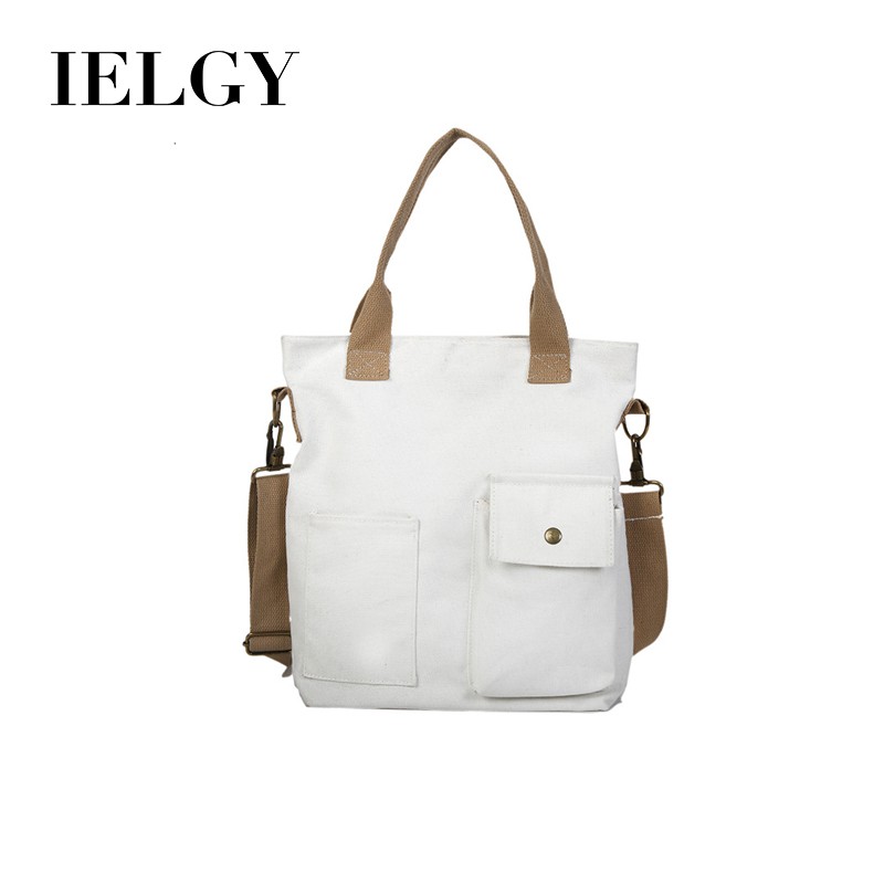 Túi đeo vai IELGY bằng vải canvas kích thước lớn