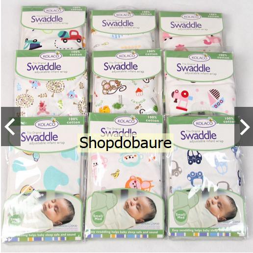 Ủ kén cotton cho bé Swaddle me - 𝐊𝟒𝟒