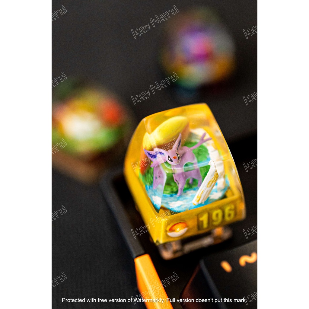 Keycap resin pokemon - nút bàn phím cơ - artisan